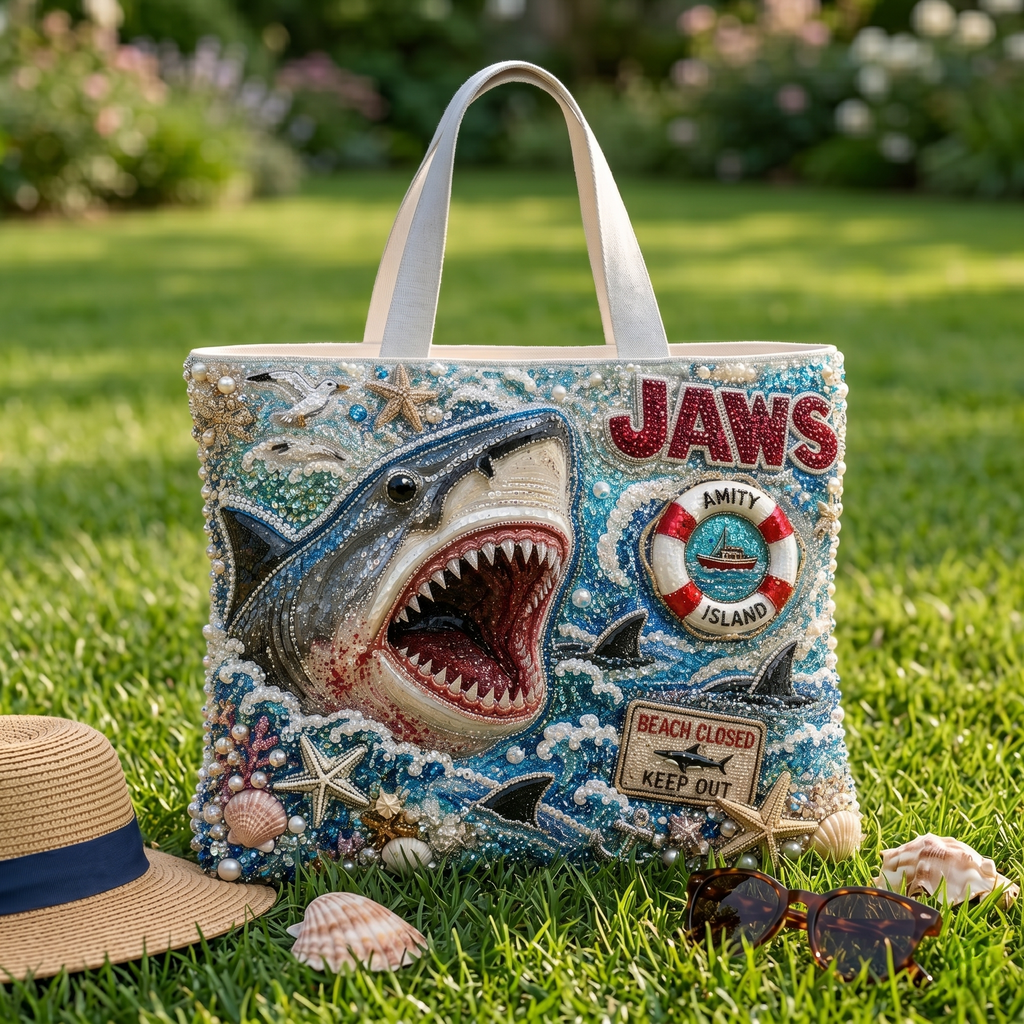 JAWS Summer Vibes Tote Bag HTTT