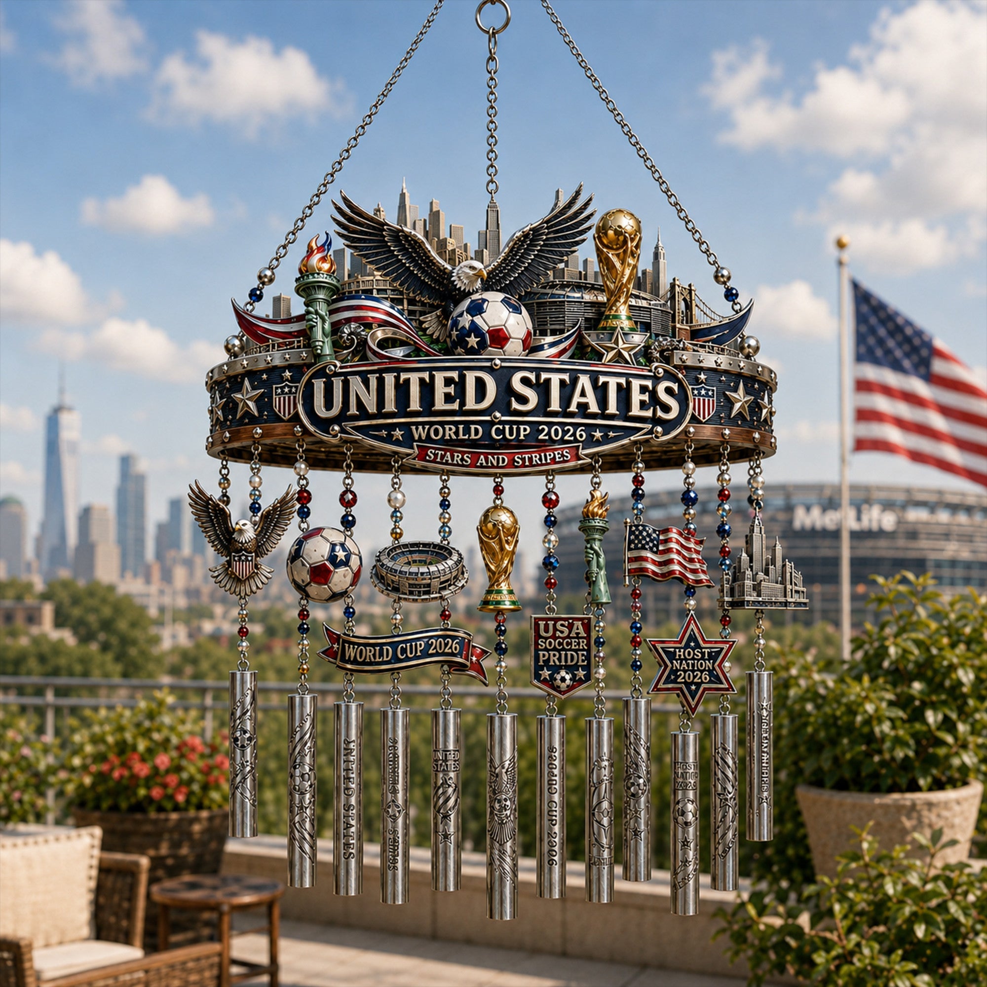 Premium USMNT Wind Chime NPL