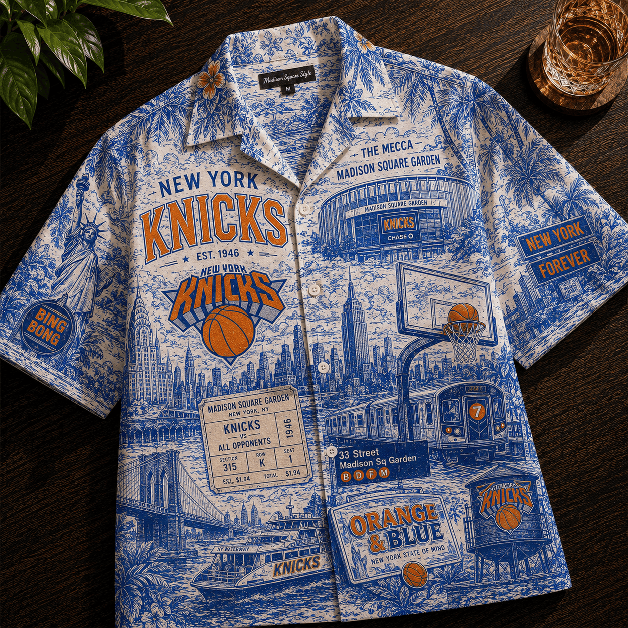 PREMIUM NYK HAWAIIAN SHIRT TTNL