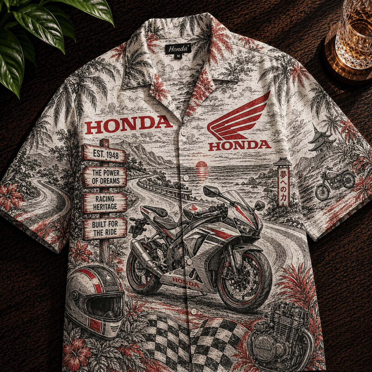 PREMIUM HND HAWAIIAN SHIRT LNTH