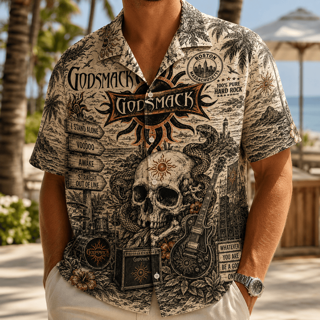PREMIUM GODM HAWAIIAN SHIRT TTNL