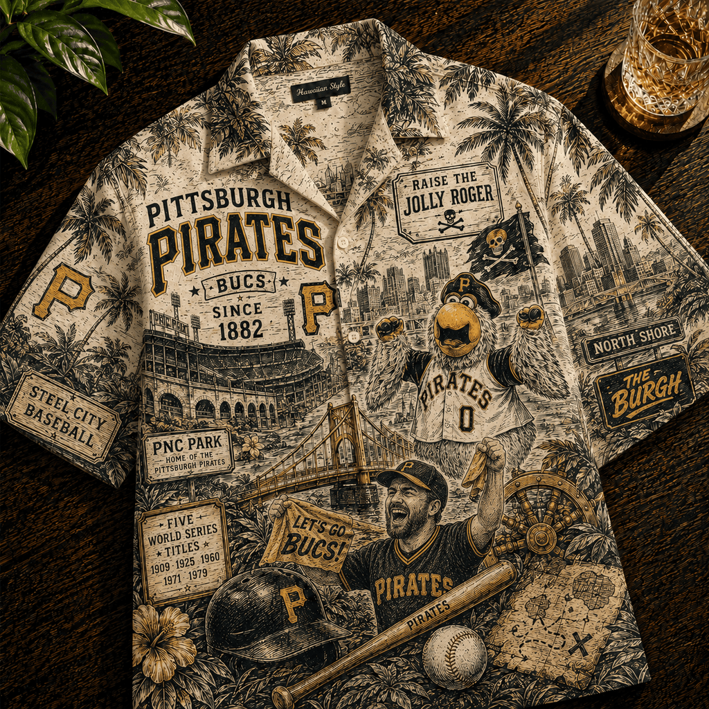 PREMIUM PITTS HAWAIIAN SHIRT HQH