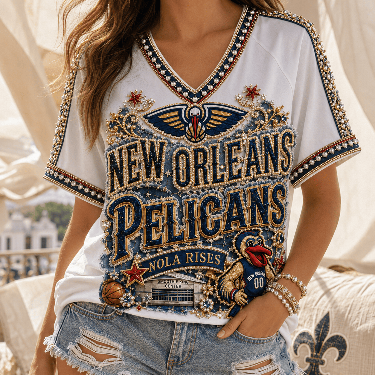 Premium NOP V-neck Shirt NPL