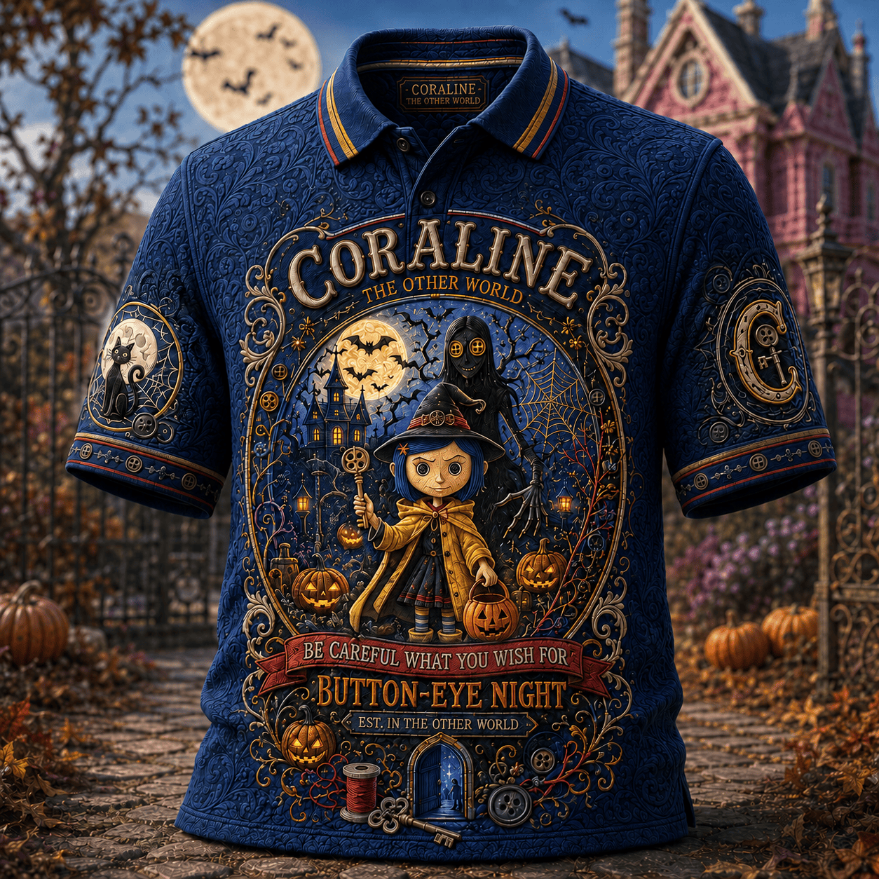 PREMIUM CRL EMBOSS POLO SHIRT NTNA