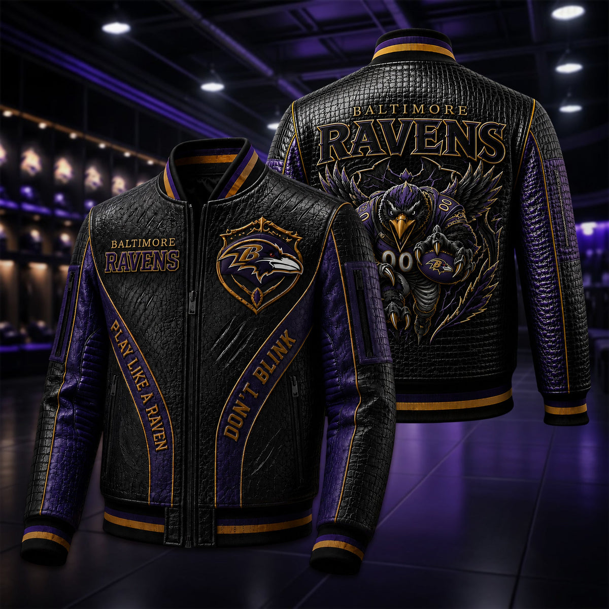 Premium BTR Leather Zipper Jacket PVNA