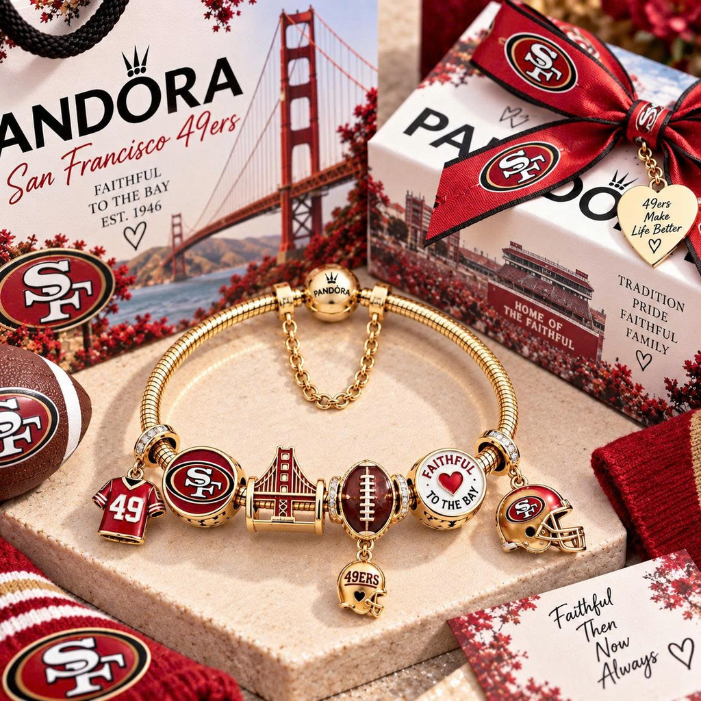 SF49 Gold Charm Bracelet Set TTN