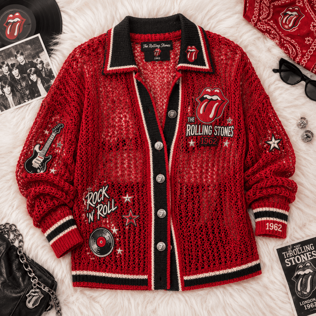 RLST Women’s Open-Knit Cardigan DNBN