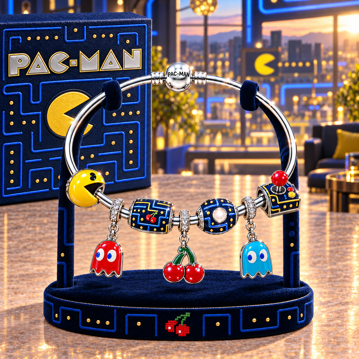 PAM Silver Charm Bracelet Set TMH