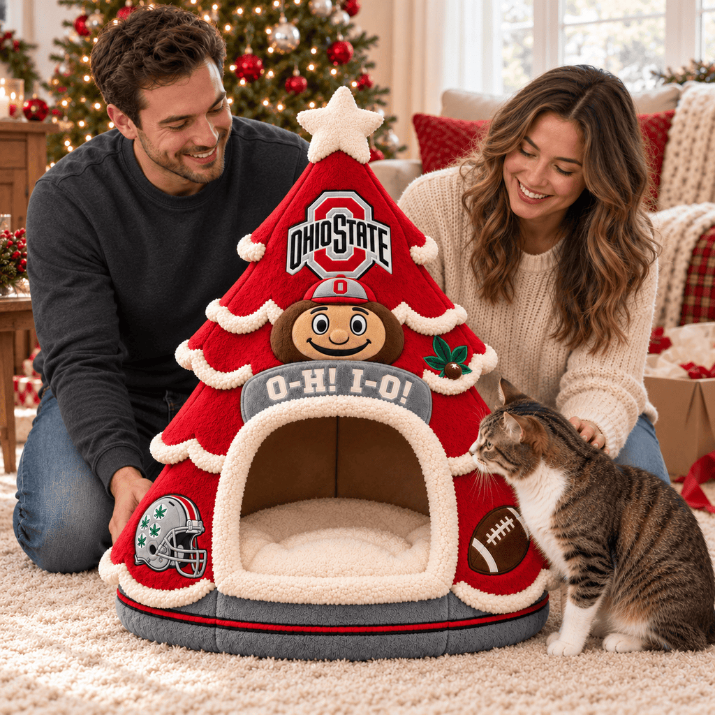 OSB Premium Christmas Tree Pet Bed NHVH