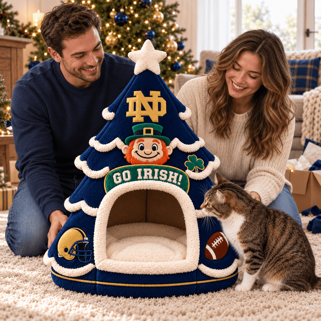 NDFI Premium Christmas Tree Pet Bed NHVH