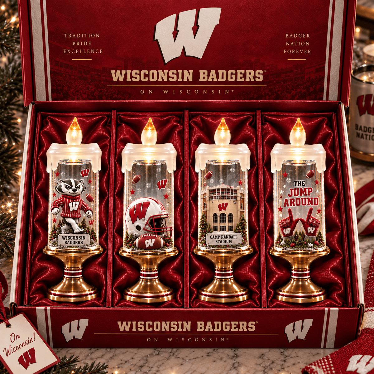 Premium WBG Candle Ornament Lights PVNA