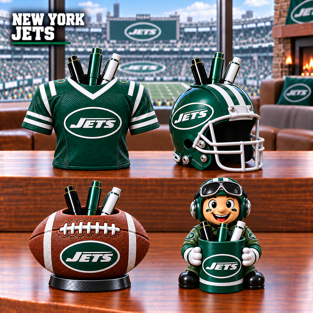 NYJ Collectible Pen Holder Set TMH