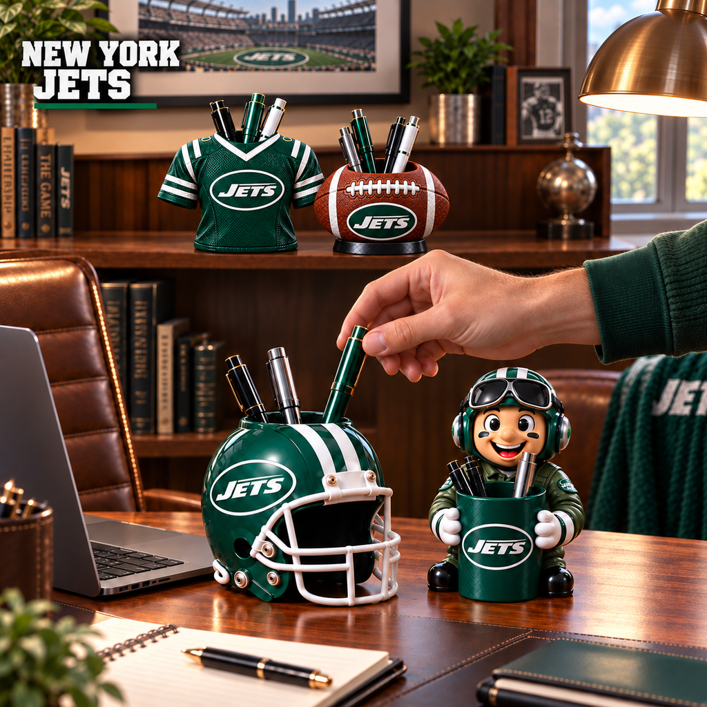 NYJ Collectible Pen Holder Set TMH
