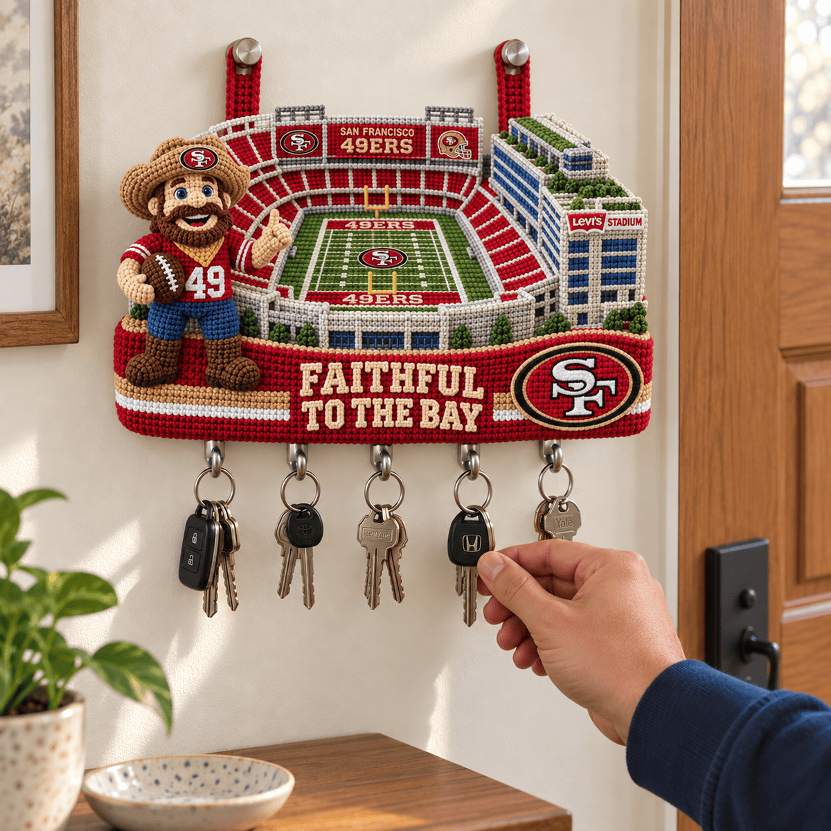 SF49 WALL-MOUNTED KEY HOLDER TTTT