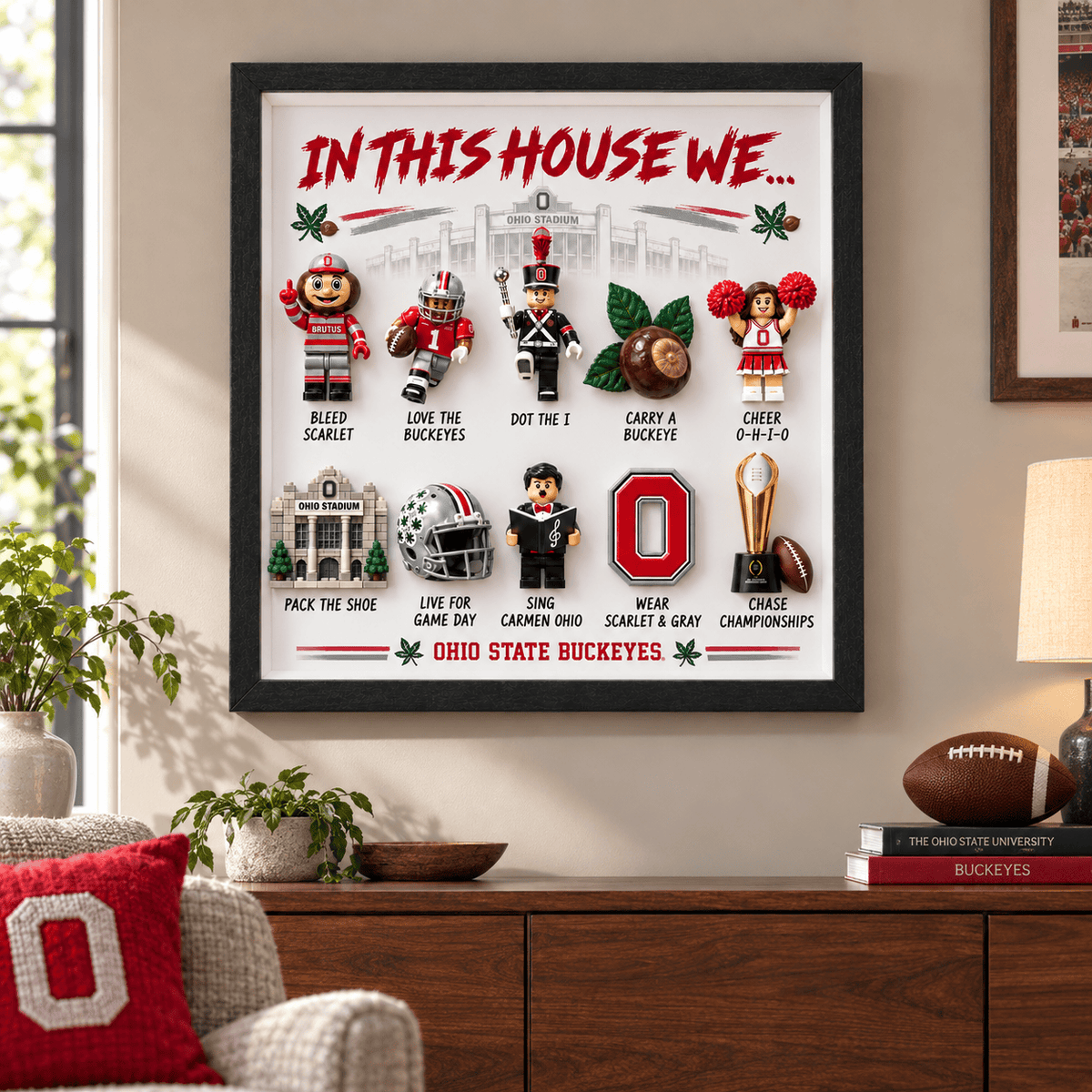 OSB "In This House We…" 3D Fan Display Frame TMH