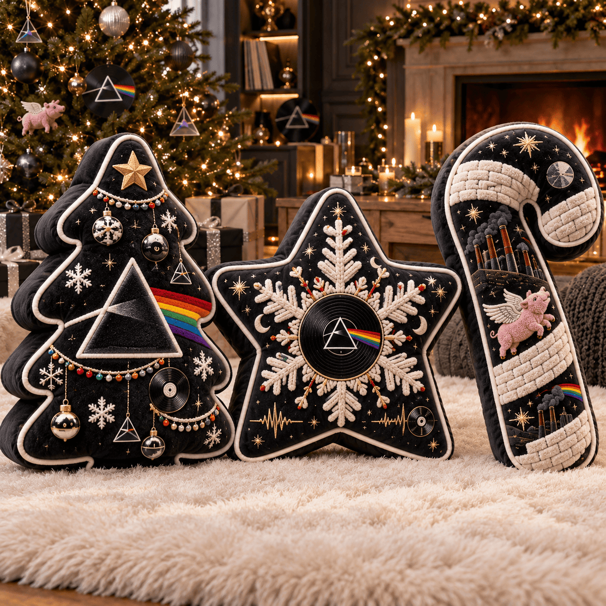 PFD Christmas Tree Base Pillow Set HTTT