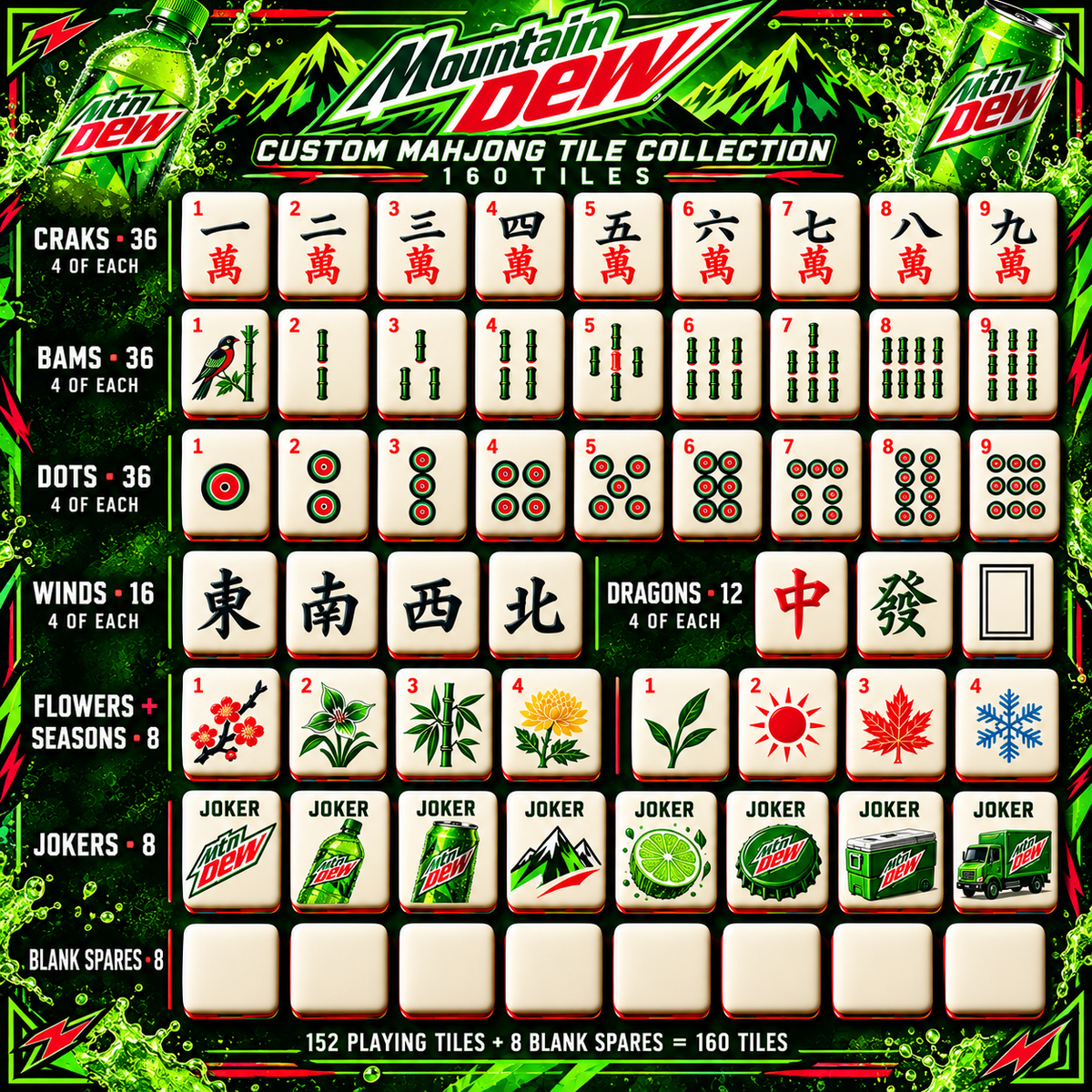 MND Premium Mahjong Set – Game Night Edition PNPA