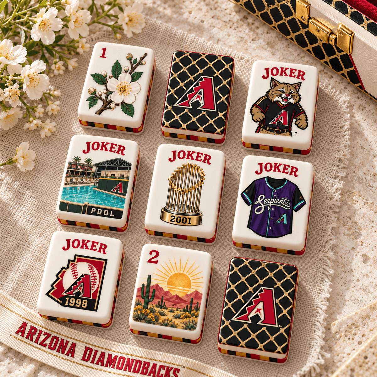 Premium AZDB Mahjong Tiles Set TTMH