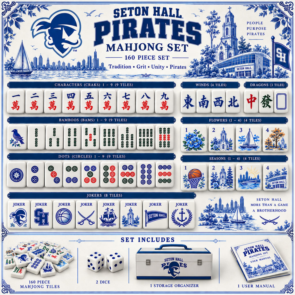 Premium SHP Mahjong Tiles Set TNSM
