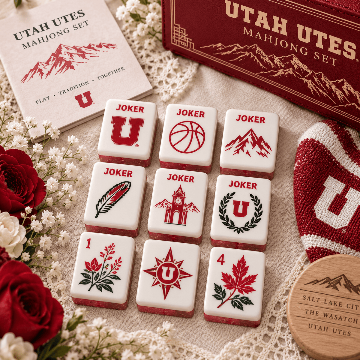 Premium UTUT Mahjong Tiles Set TNSM