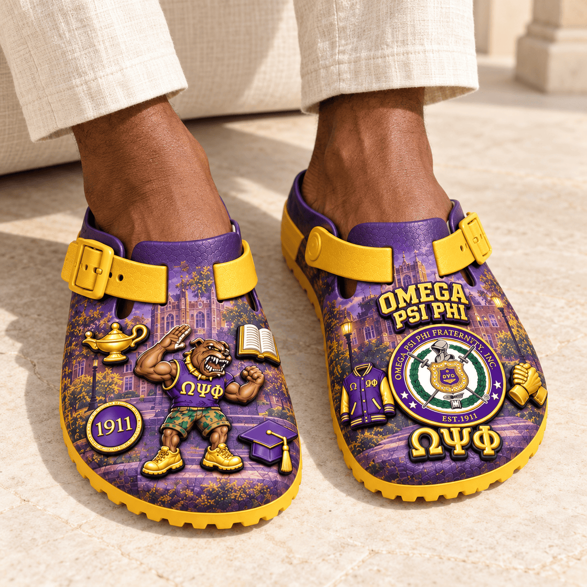 Premium OMPP Signature Buckle Clogs NTVA