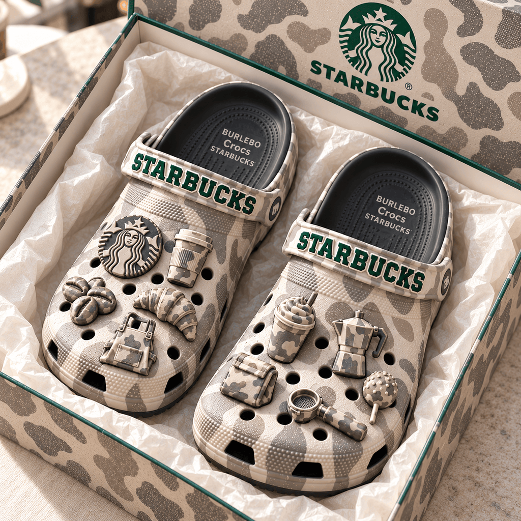 STBK Premium Deer Camo Charm Clog PTKL