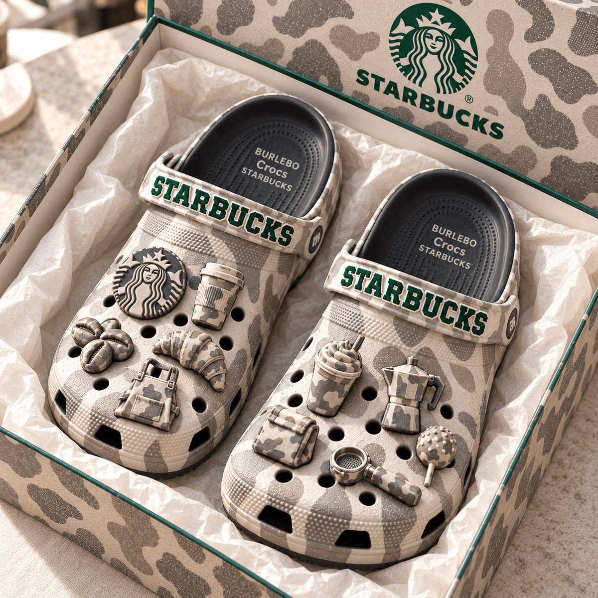 STBK Premium Deer Camo Charm Clog PTKL