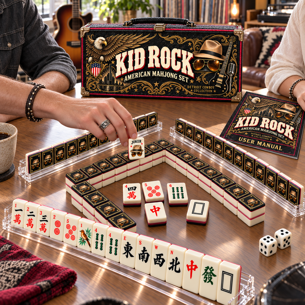 Premium KRK Mahjong Tiles Set PVNA