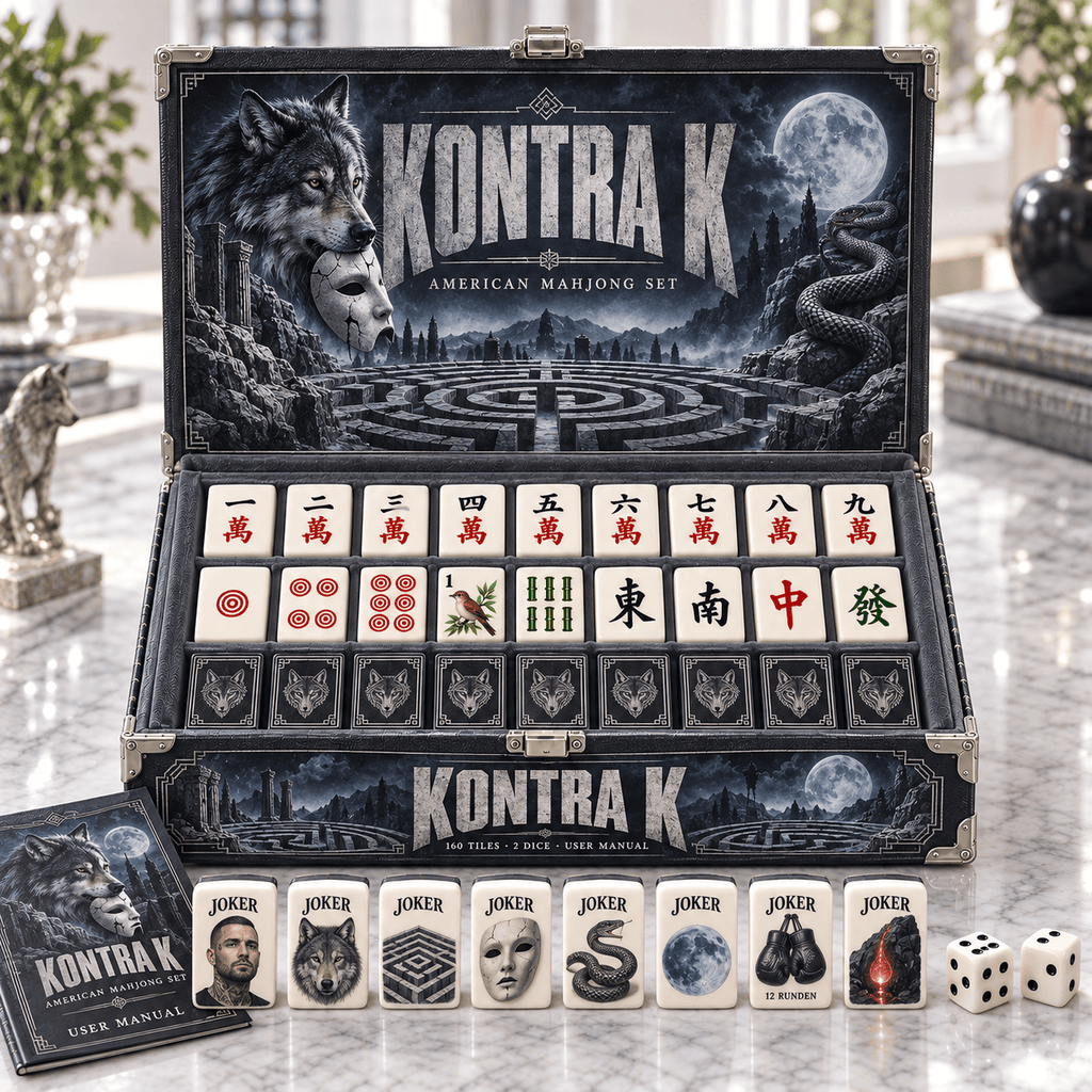 Premium KNTK Mahjong Tiles Set TTMH