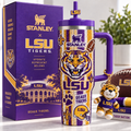 LSU 40oz Tumbler With Handle TTNL