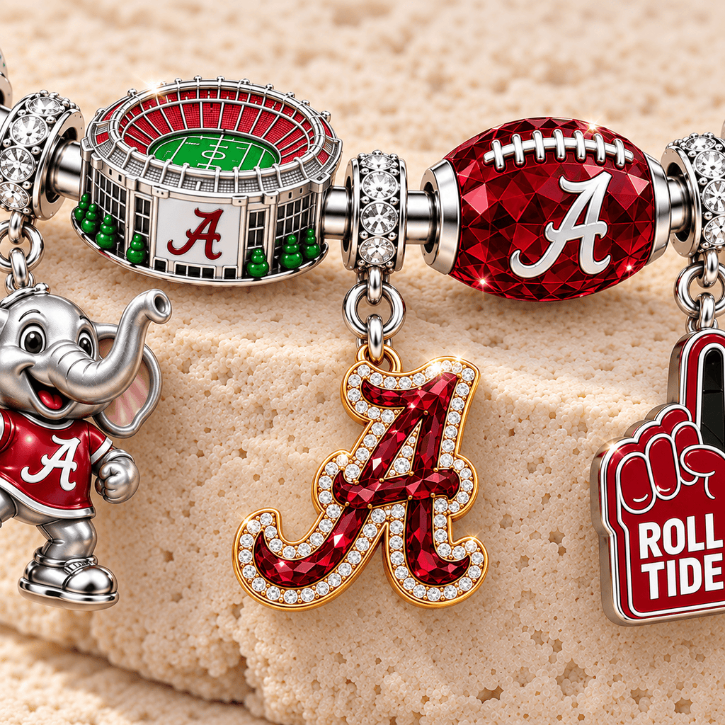 ACT Silver Charm Bracelet Set TMH