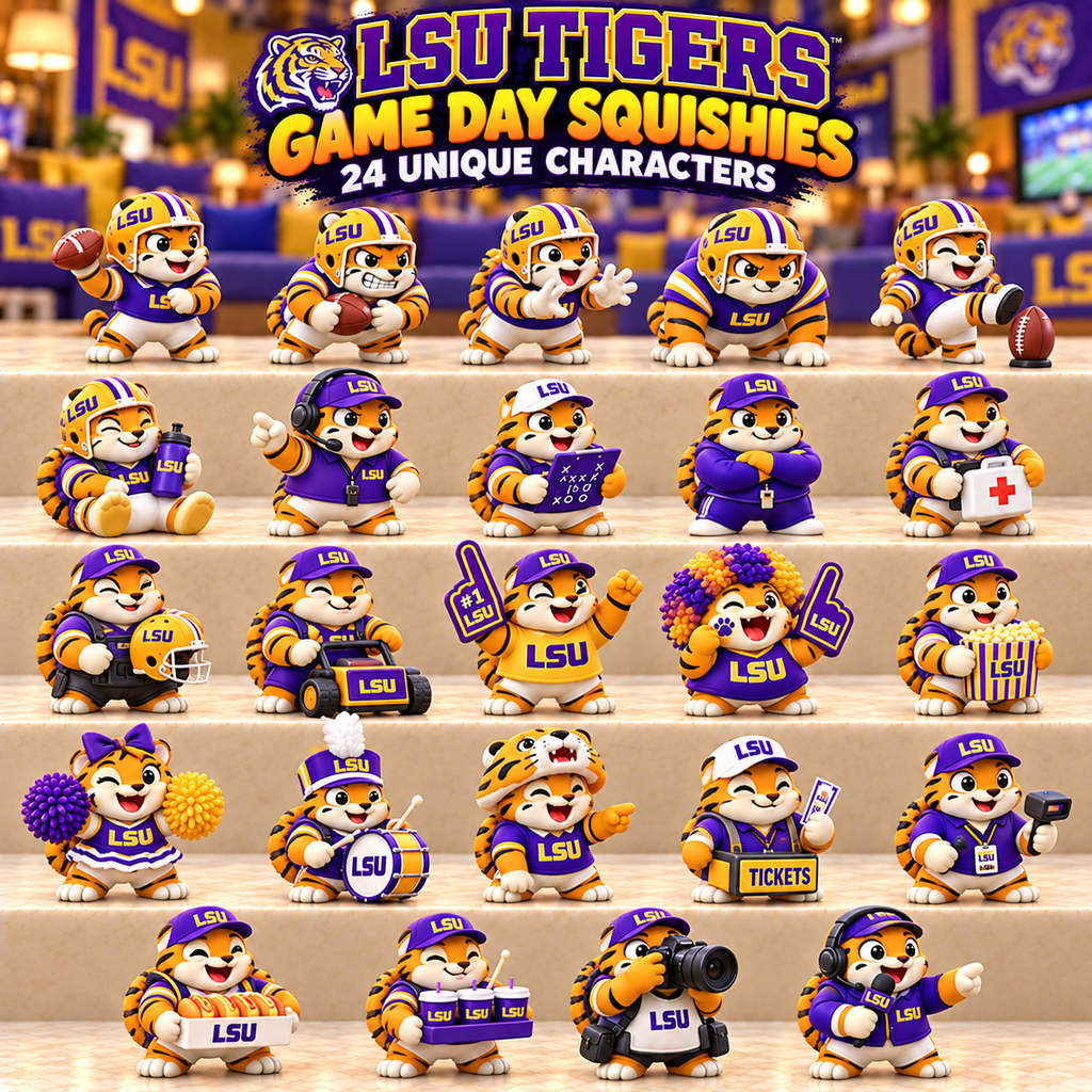 LSU Special Squishies Collection TTTT