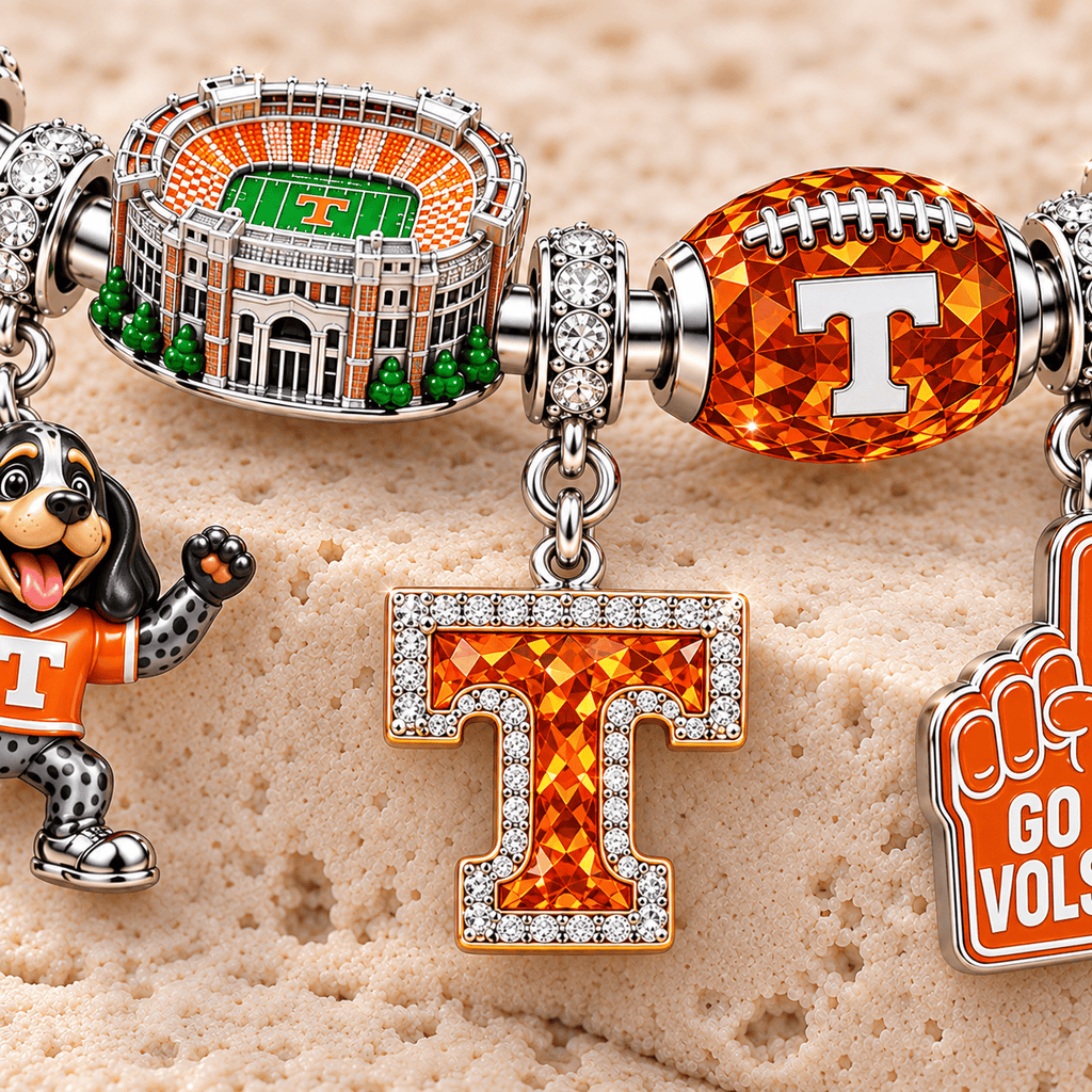 TVF Silver Charm Bracelet Set TMH
