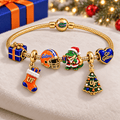 FGT Gold Charm Bracelet Set TTTT