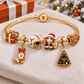 TLH Gold Charm Bracelet Set TTTT