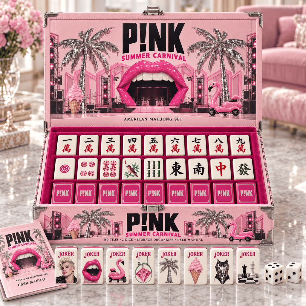 Premium PNKN Mahjong Tiles Set TTMH