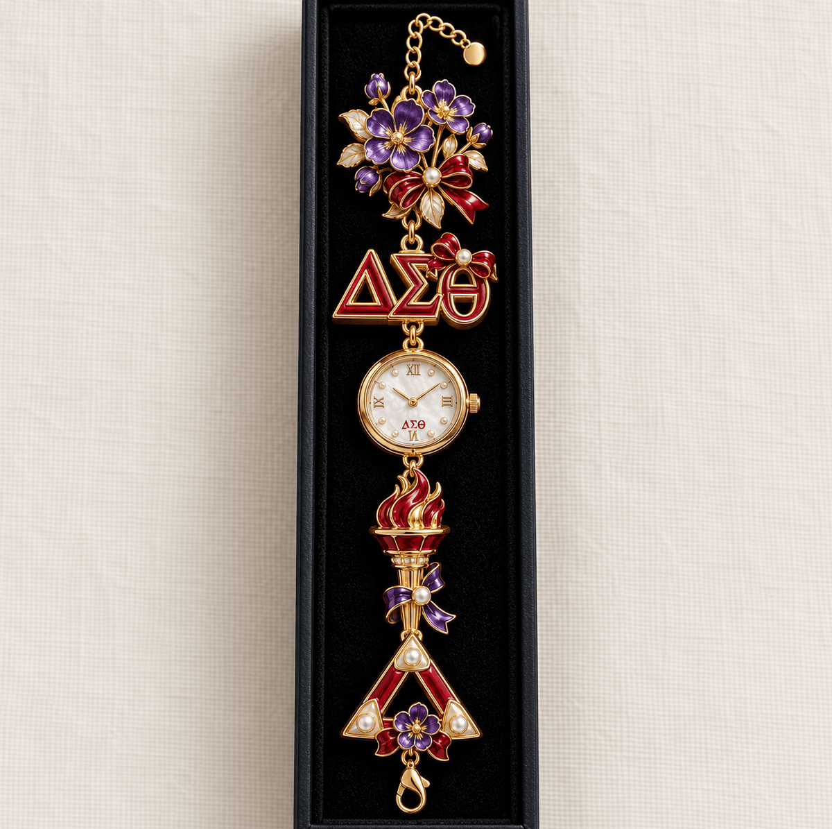 DST Premium Statement Charm Watch HTTT
