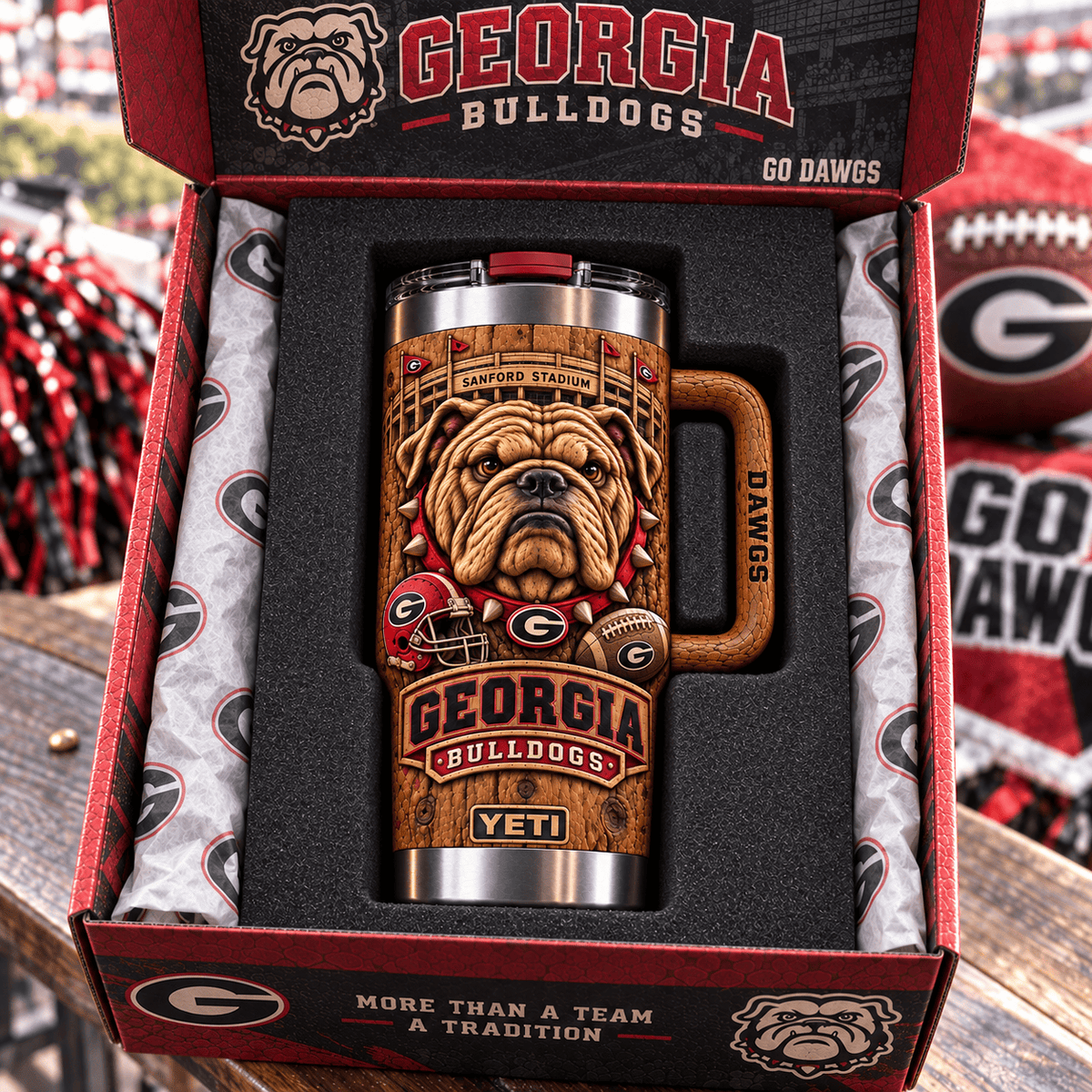 GGBD 40oz Woodgrain Relief Tumbler NTTB
