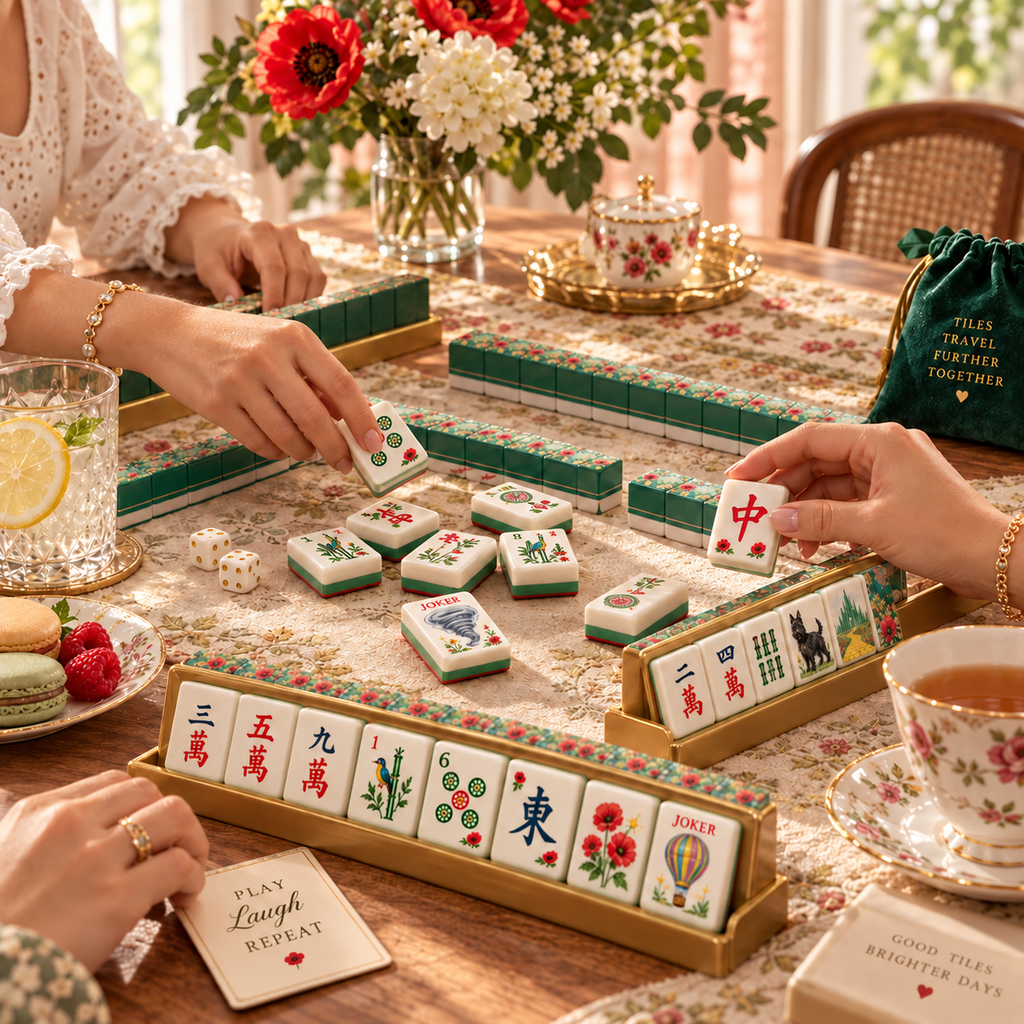 Premium TWOZ Mahjong Tiles Set TNSM