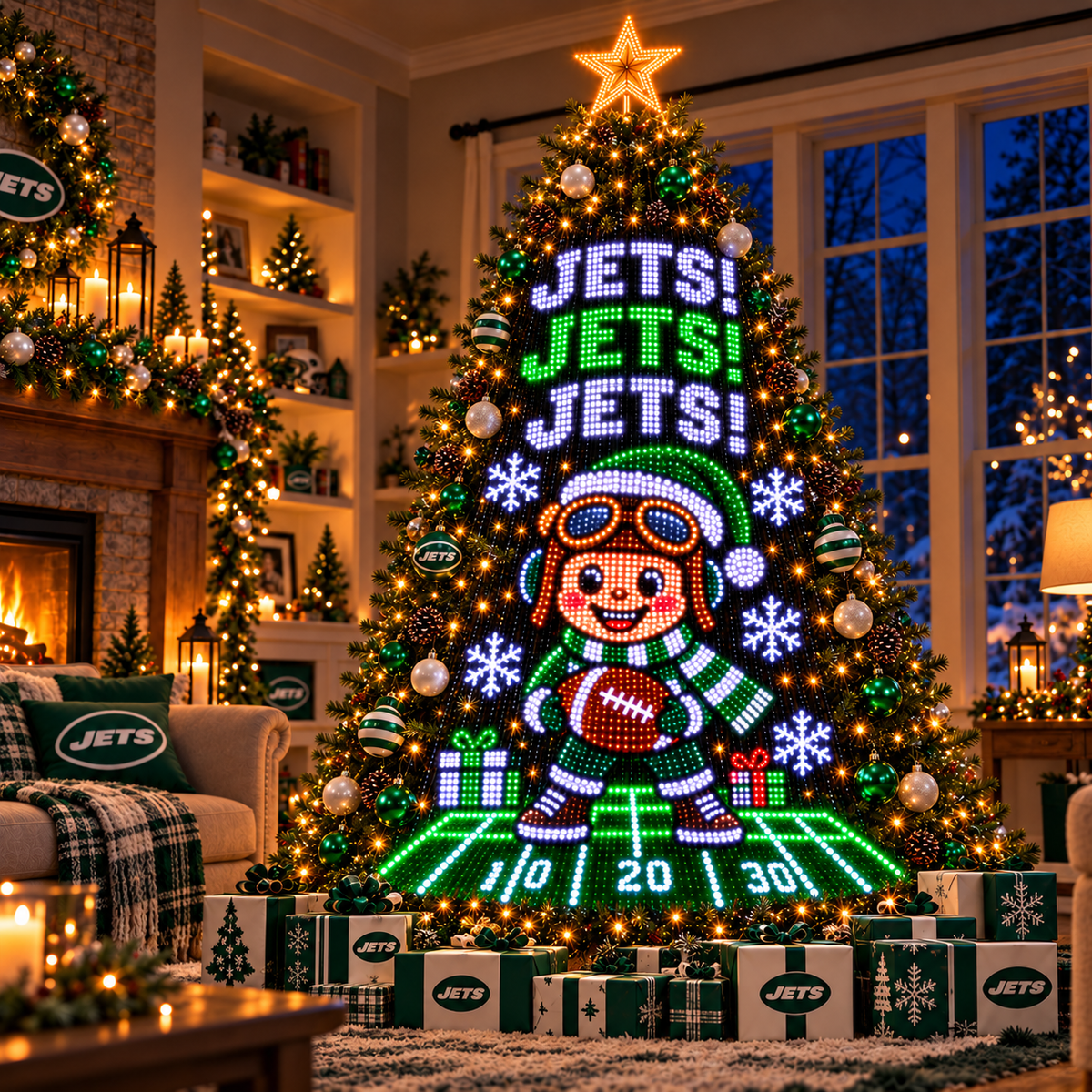 NYJ Smart Christmas Tree Lights TMH