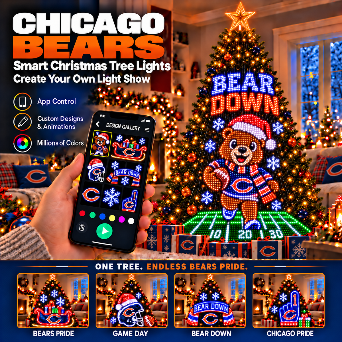 CCB Smart Christmas Tree Lights TMH