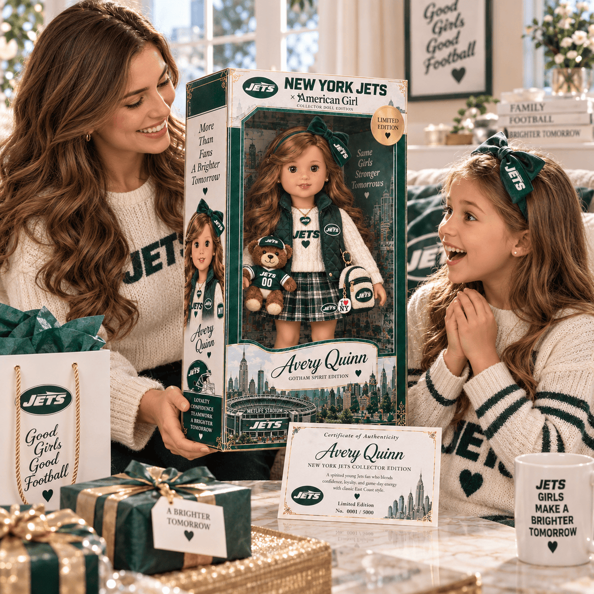 Premium NYJ Commemorative Collector Doll NTNA