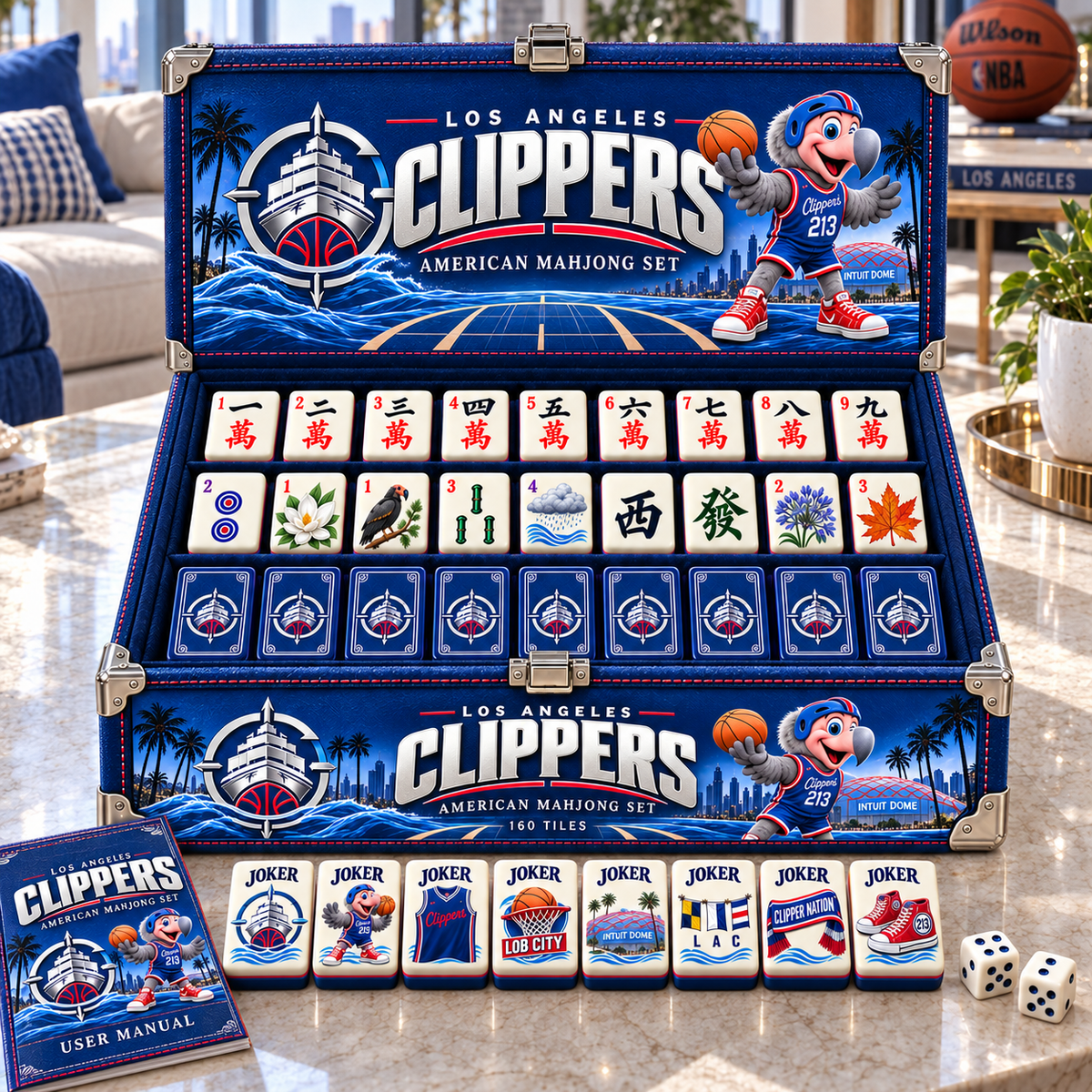 Premium LACP Mahjong Tiles Set PVNA