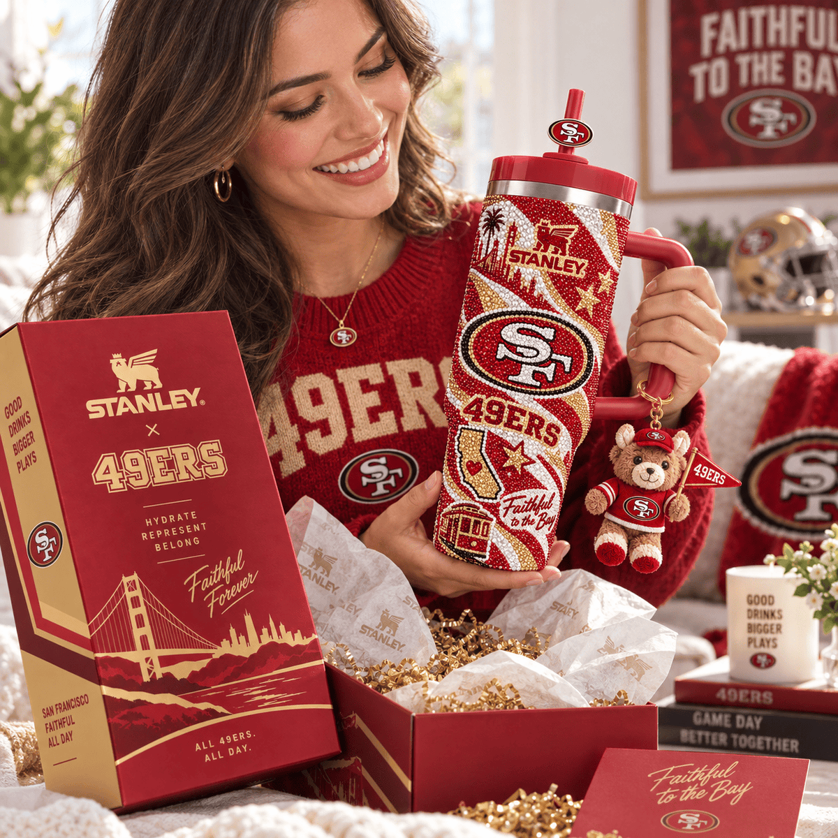 SF49 40oz Tumbler With Handle TTNL