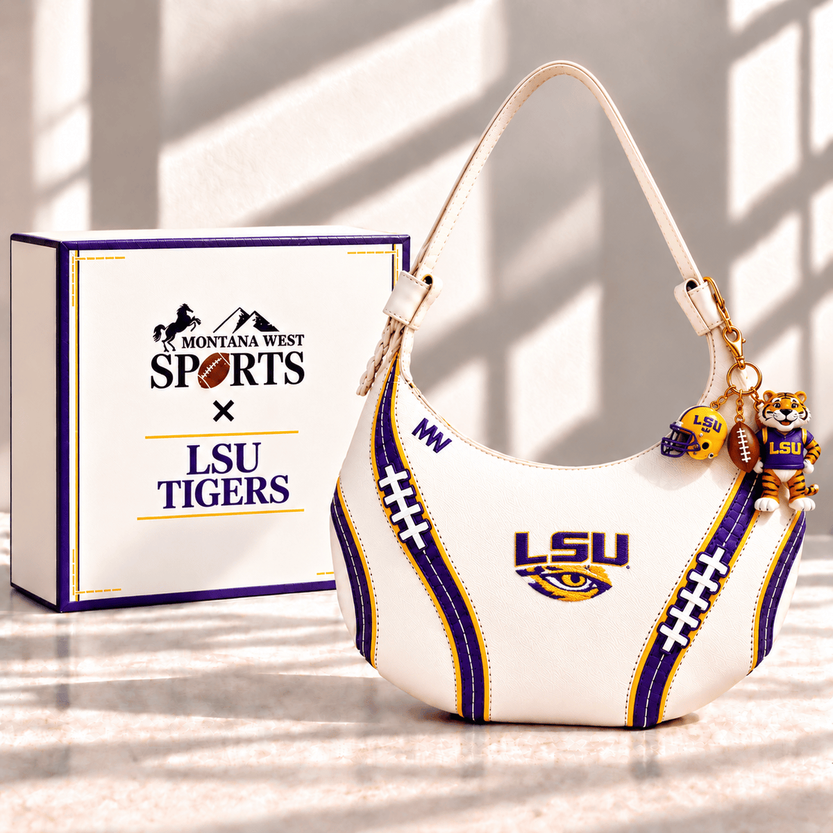 LSU Premium Hobo Bag TMH