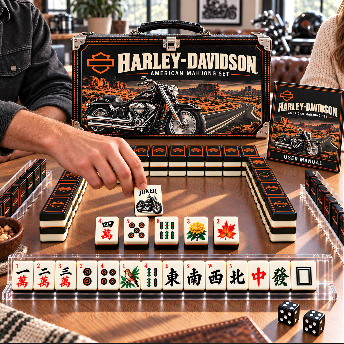 Premium HLDV Mahjong Tiles Set PVNA