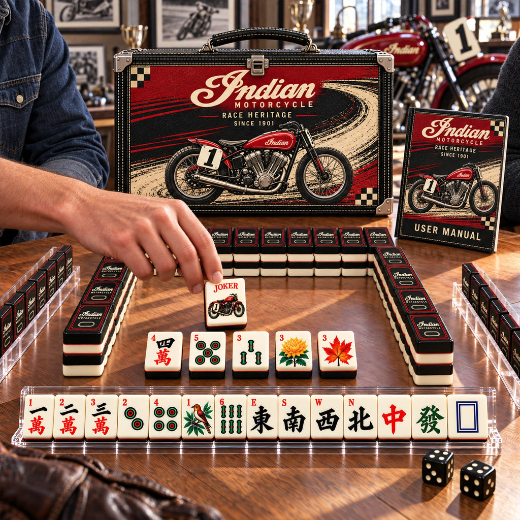 Premium IDMC Mahjong Tiles Set PVNA