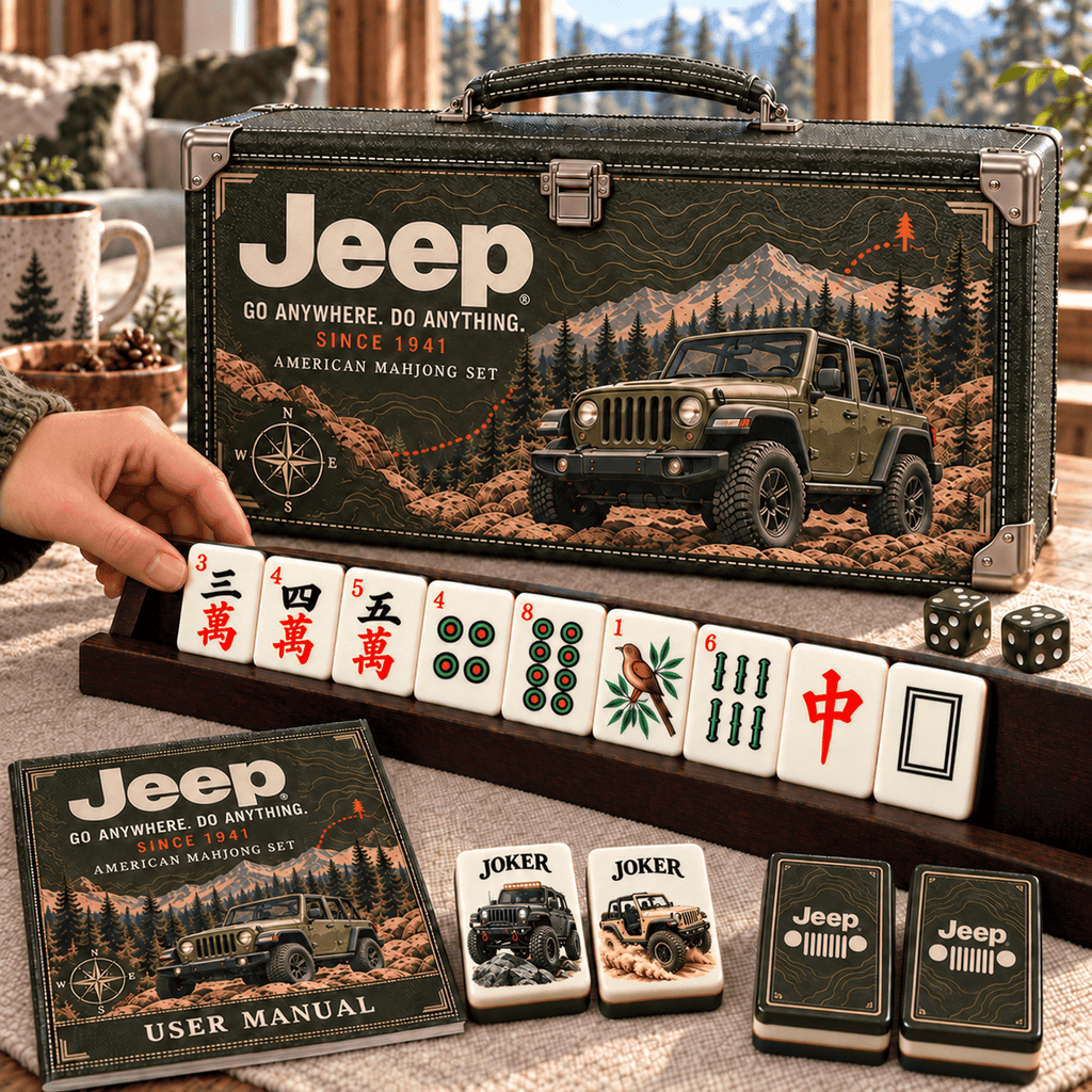 Premium JEP Mahjong Tiles Set PVNA