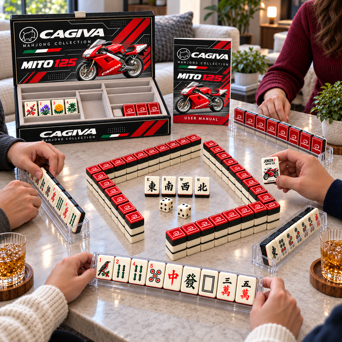 Premium CGV Mahjong Tiles Set TTMH